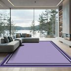 Amethyst Rectangular Border Frame Rug