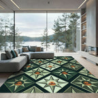 Desert Sun Compass Rose Arrangement Rug