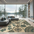 Sage Compass Trek and Bear Track Rug