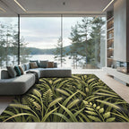 Lush Golden Wheat Field Grass Rug