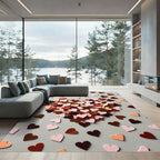 Heart Cluster A Mix Of Colors Rug