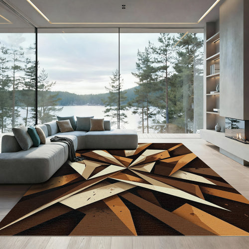 Abstract Geometric Brown Shattered Rug