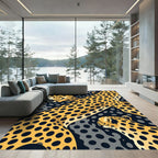 Bold Cheetah Spot Abstract Blend Rug