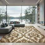 Vintage Cream Floral Vine Rug
