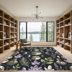 Celestial Moon Crystal and Herbal Alchemy Rug