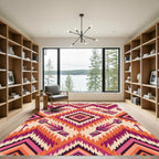 Rich Rustic Arrow Aztec Kilim Rug