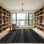 Monochromatic Vertical Stripe Rug