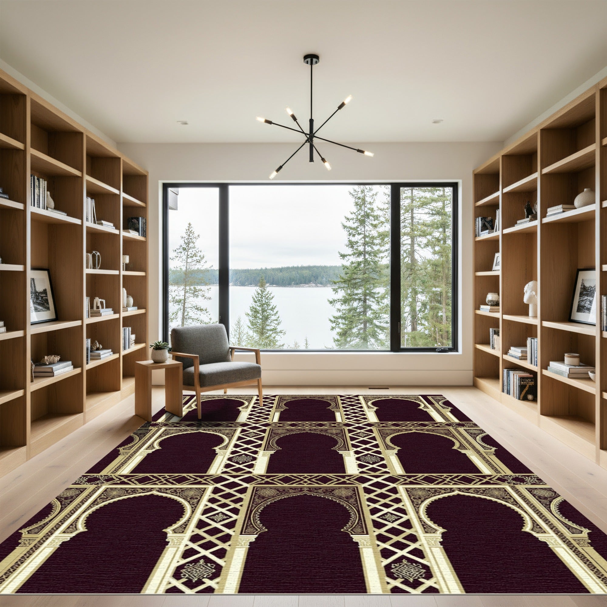 Imperial Golden Arch Lattice Rug