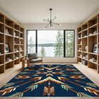 Navajo Inspired Arrow Medallion Rug