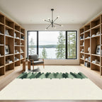 Minimalist Forest Pine Tree Woodland Rug