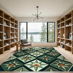 Desert Sun Compass Rose Arrangement Rug