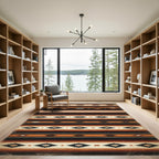 Earthy Tone Diamond Stripe Rug