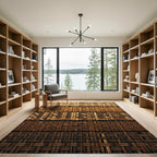 Earthy Tones Woven Texture Rug