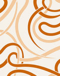 Organic Wavy Strokes Design Rug