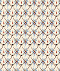 Stylized Diamond Lattice Geometric Pattern Rug