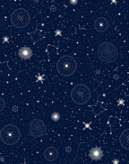 Celestial Star and Mandala Pattern Rug
