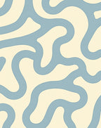 Abstract Swirls Pattern Rug