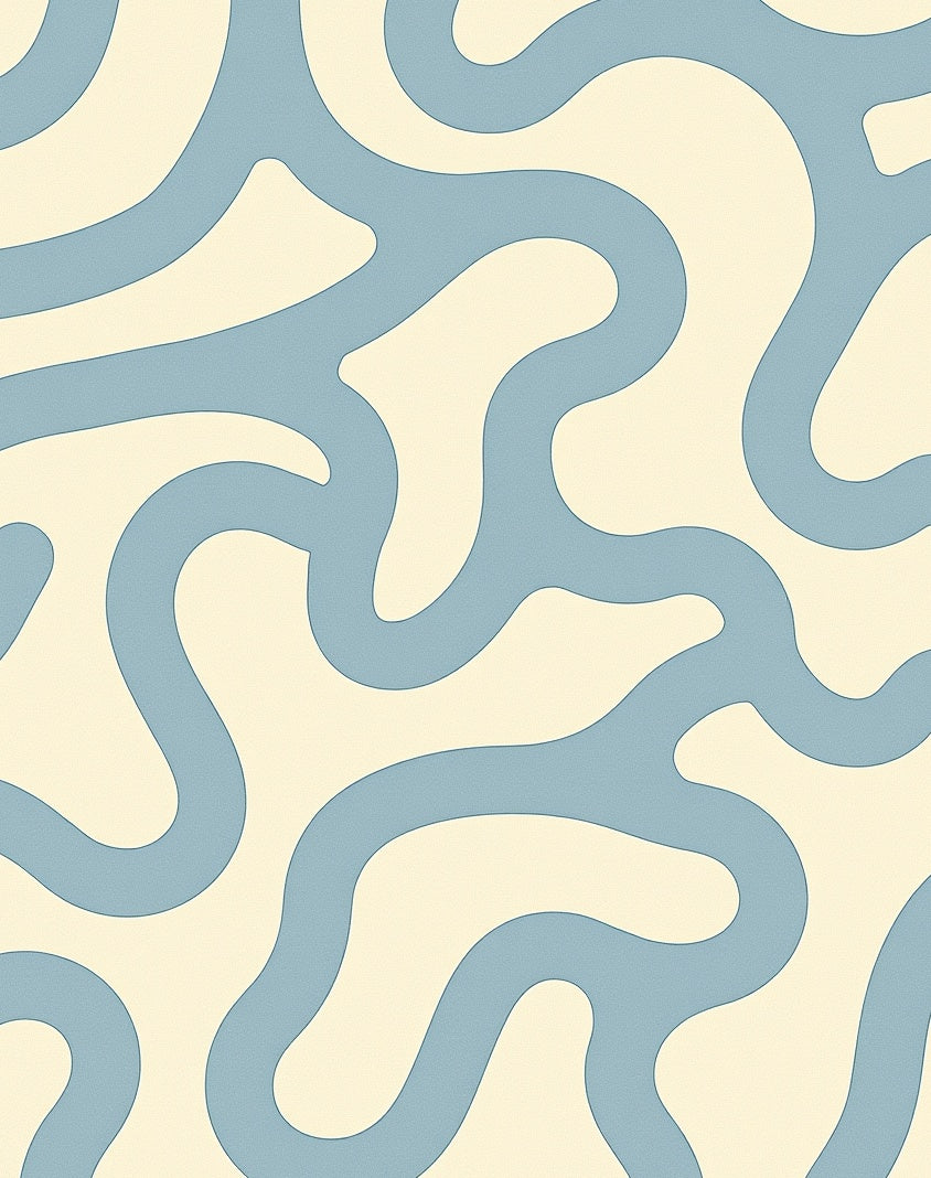 Abstract Swirls Pattern Rug