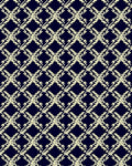Elegant Cream Lattice Diamond Pattern Rug