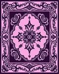 Victorian Flourish Paisley Motif Rug