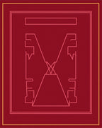 Geometric Diamond Abstract Red Design Rug