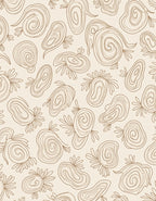 Abstract Swirl Organic Pattern Design Rug