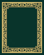 Ornate Greco-Roman Maze Patterned Rug