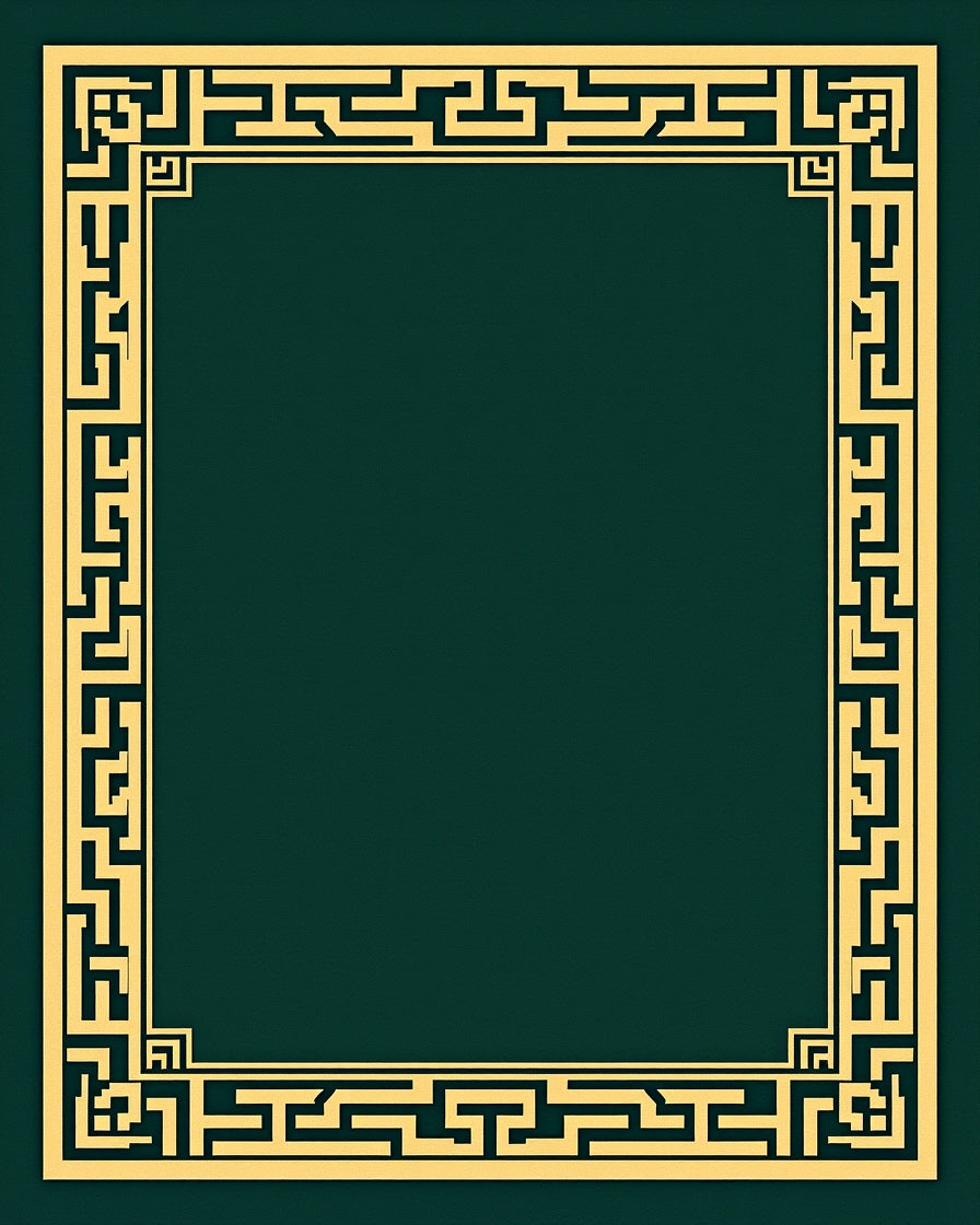 Ornate Greco-Roman Maze Patterned Rug