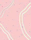 Soft Pink Wavy Speckled Pattern Rug