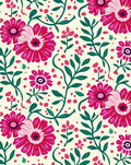 Vibrant Floral Pattern Rug
