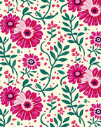 Vibrant Floral Pattern Rug