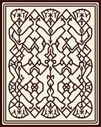 Intricate Linear Geometric Pattern Rug