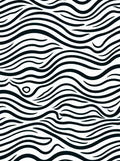 Bold Black Zebra Stripe Pattern Rug