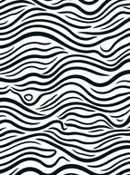 Bold Black Zebra Stripe Pattern Rug