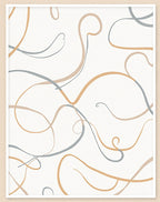 Neutral Swirl Organic Flow Rug