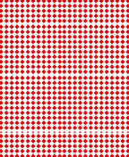 Red Cross Patterned Geometric Rug