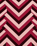 Modern Geometric Chevron Pattern Rug
