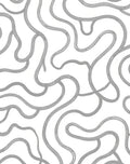 Abstract Modern Swirl Pattern Rug