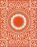 Sunburst Mandala Patterned Rug