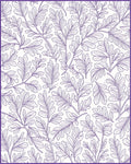 Elegant Purple Botanical Vine Pattern Rug