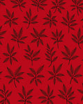 Crimson Leafy Branch Repeat Rug
