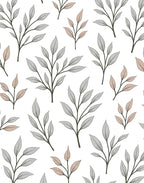 Delicate Autumn Branch Pattern Rug