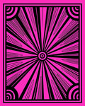 Bold Geometric Sunburst Design Rug