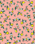 Pink Lemon Bloom Pattern Rug