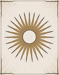 Sunburst Geometric Style Rug