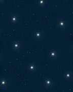 Dark Sky Circular Burst Pattern Rug