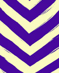 Bold Purple And Cream Chevron Pattern Rug