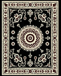 Ornate Floral Mandala Pattern Rug