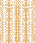 Golden Ochre Stylized Geometric Pattern Rug