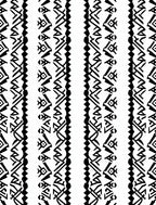 Tribal Stripes Geometric Pattern Design Rug
